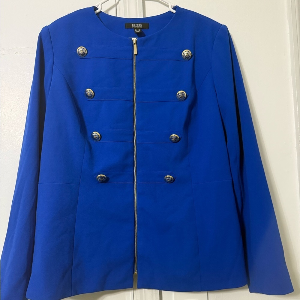 Dennis Basso Royal Blue Blazer